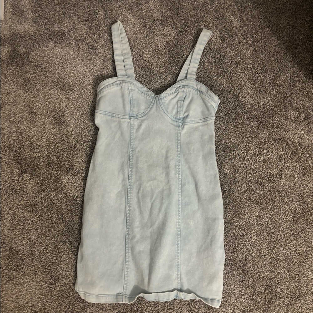 Light Blue Denim Dress